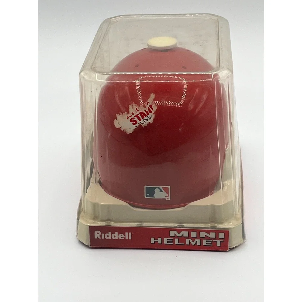 Vintage Washington Nationals 2006 Riddle Mini Helmet with stand
